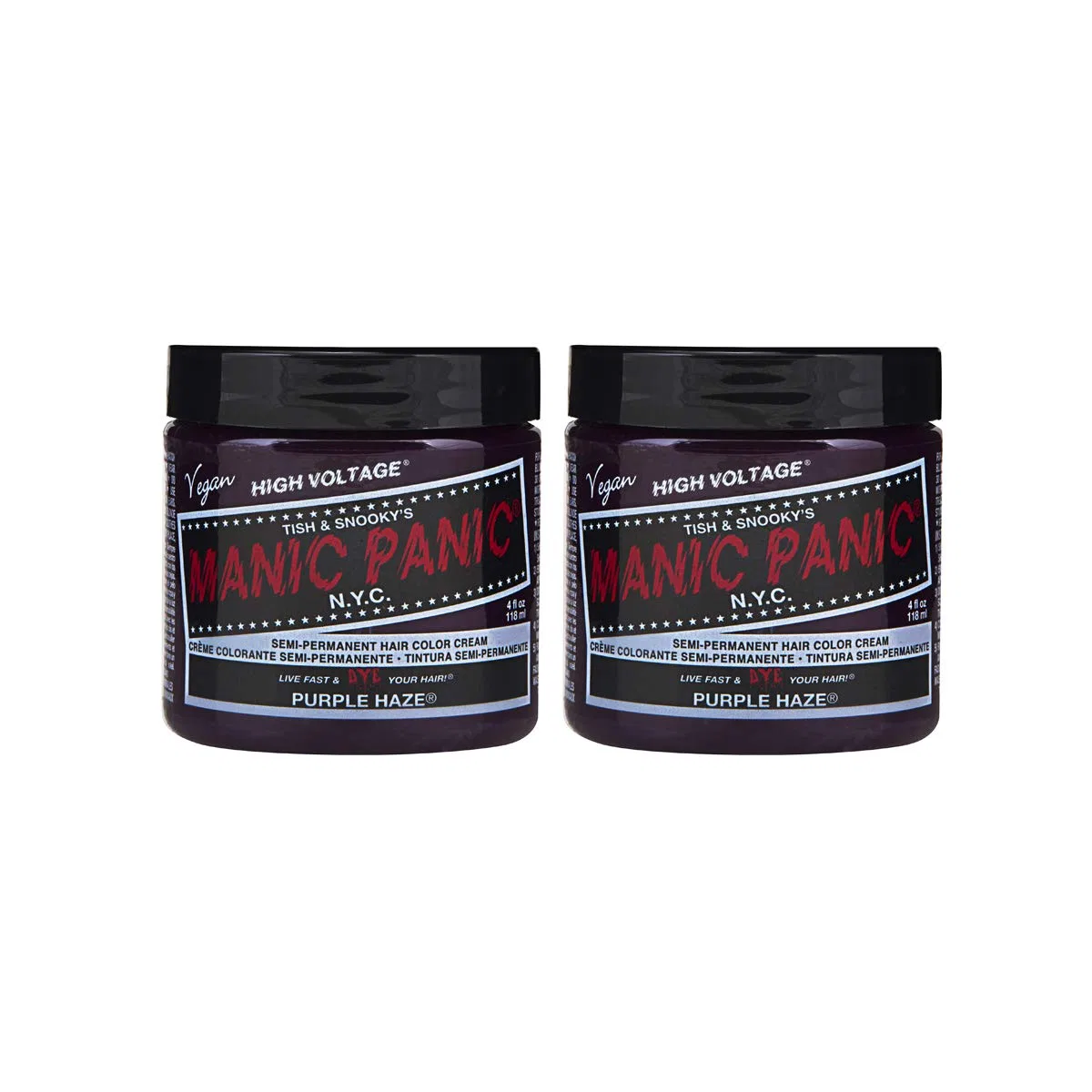 Полуперманентная краска для волос «Purple Haze Classic Cream» от Manic Panic, 2 x 118 мл Manic Panic