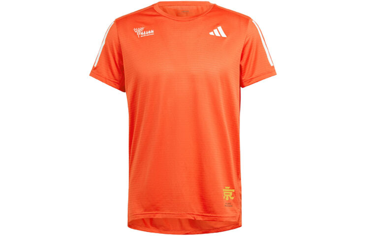 

Футболка мужская светло-красная Adidas, светло-красный