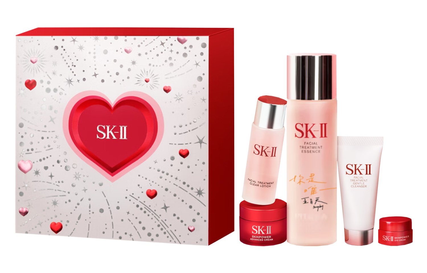 SK II May Limited Edition Miracle Water подарочный набор средств по уходу за кожей набор из пяти предметов для уменьшения морщин, успокоения и увлажнения SK-II — фото 4