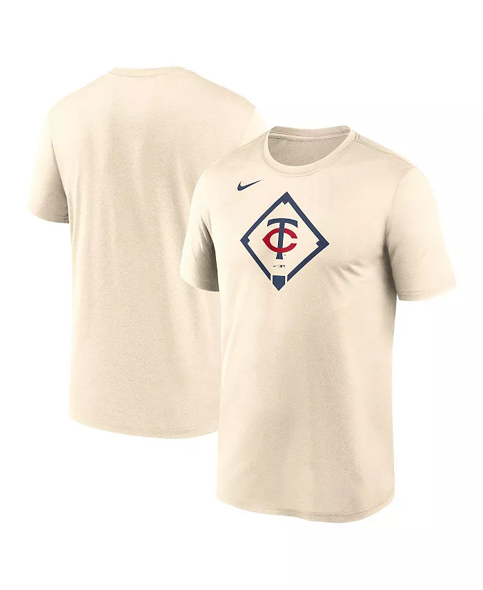 

Мужская футболка Minnesota Twins Icon Legend Performance кремового цвета Nike