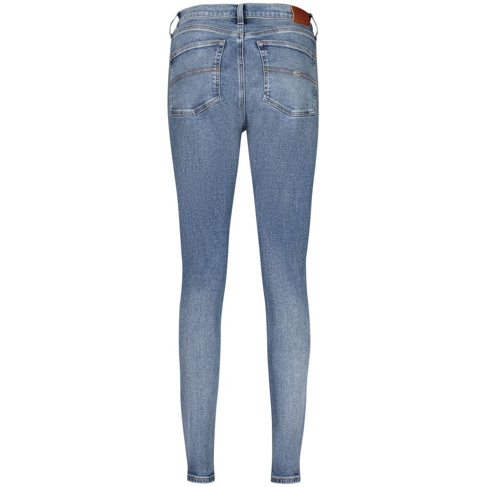 Синие хлопковые женские джинсы Tommy Hilfiger, Blue — фото 2