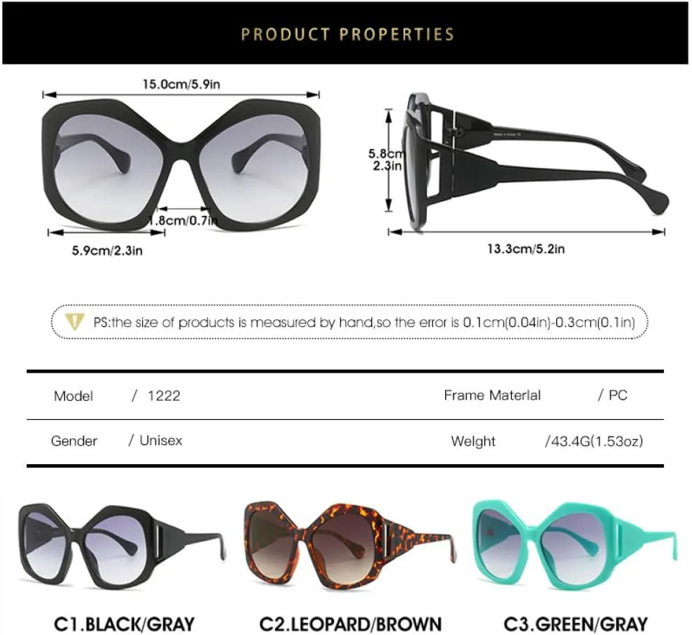 

Модные большие солнцезащитные очки «кошачий глаз» розового цвета для женщин, винтажные панк-очки в крупной оправе, защита от ультрафиолета UV400 MTZJH, Black