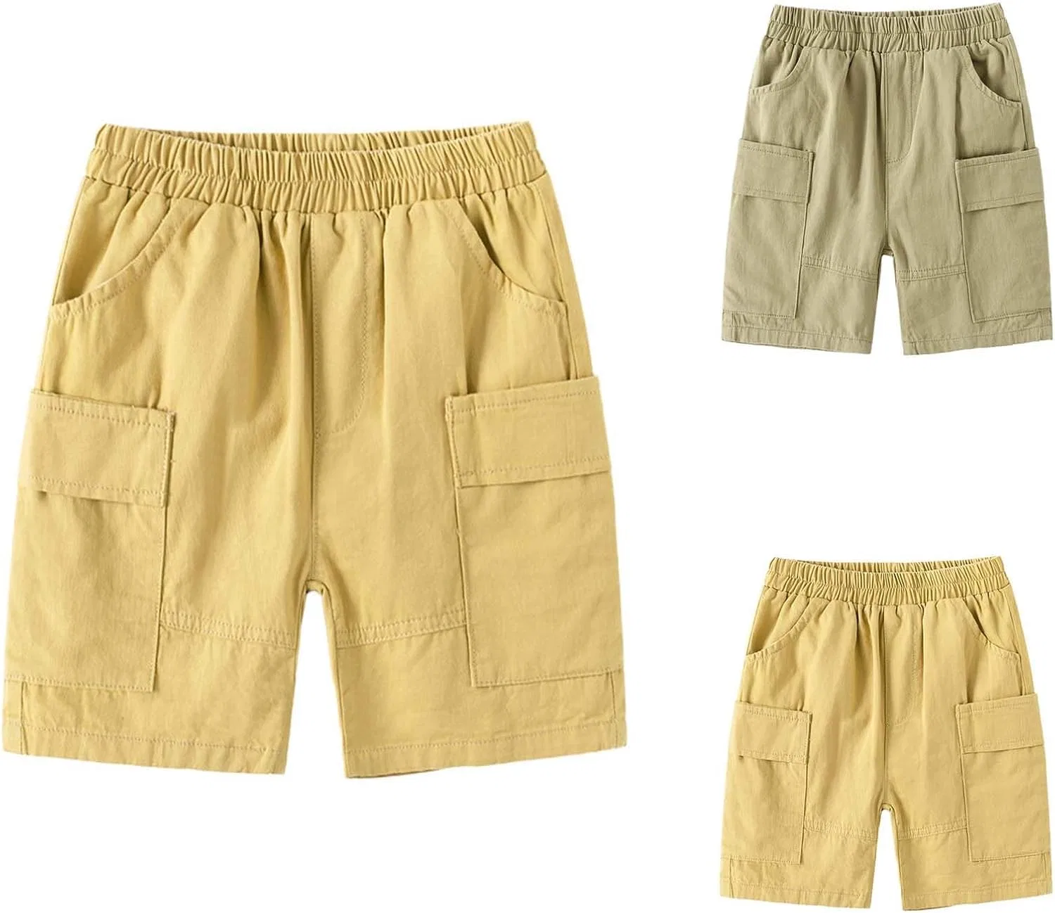 Детские шорты карго хлопковые, Khaki