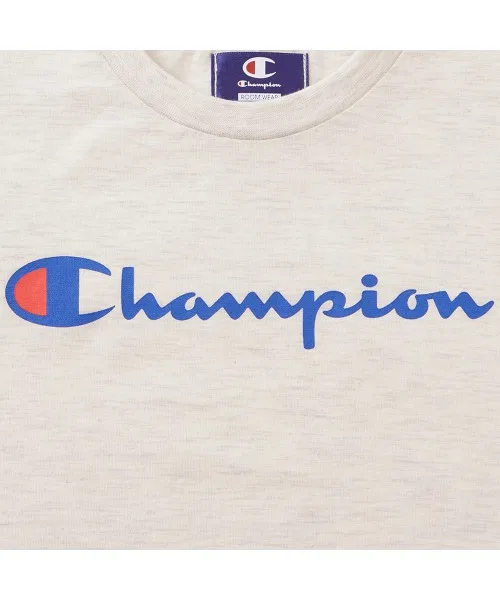 Комплект пижамы Champion детский длинный рукав и брюки, тёмно-синий — фото 3