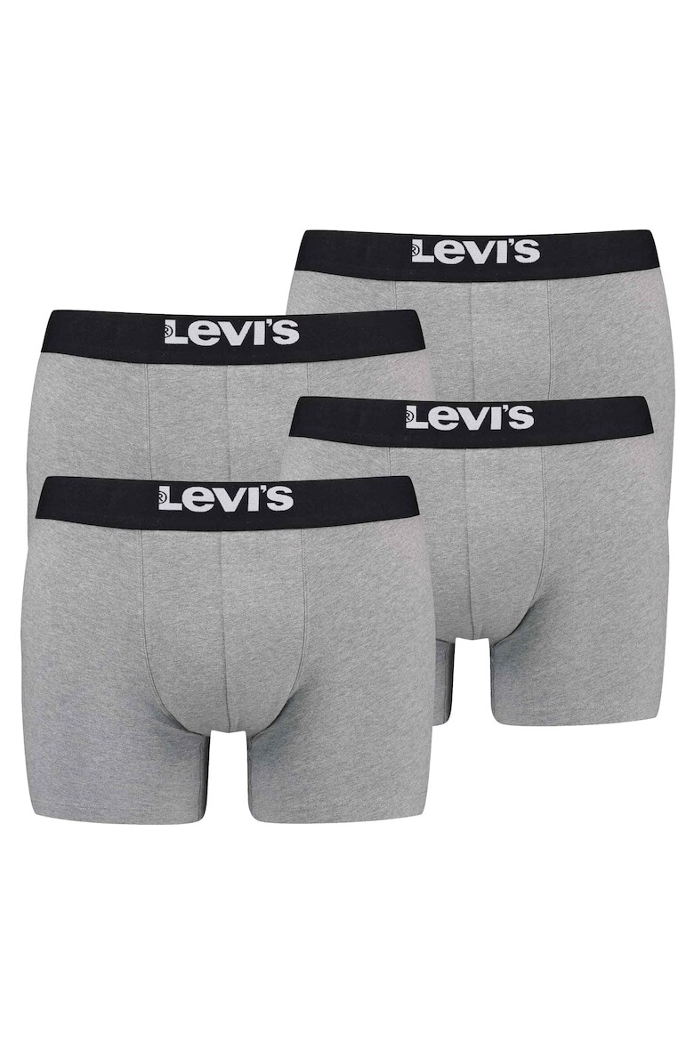 

Боксеры с логотипом на поясе - 2 пары Levi'S, серый