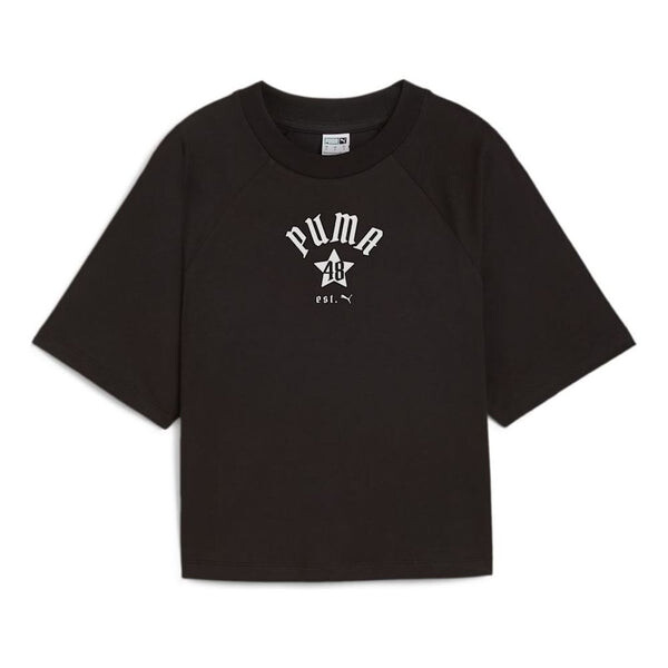 

Футболка classics relaxed t-shirt 'black' Puma, черный