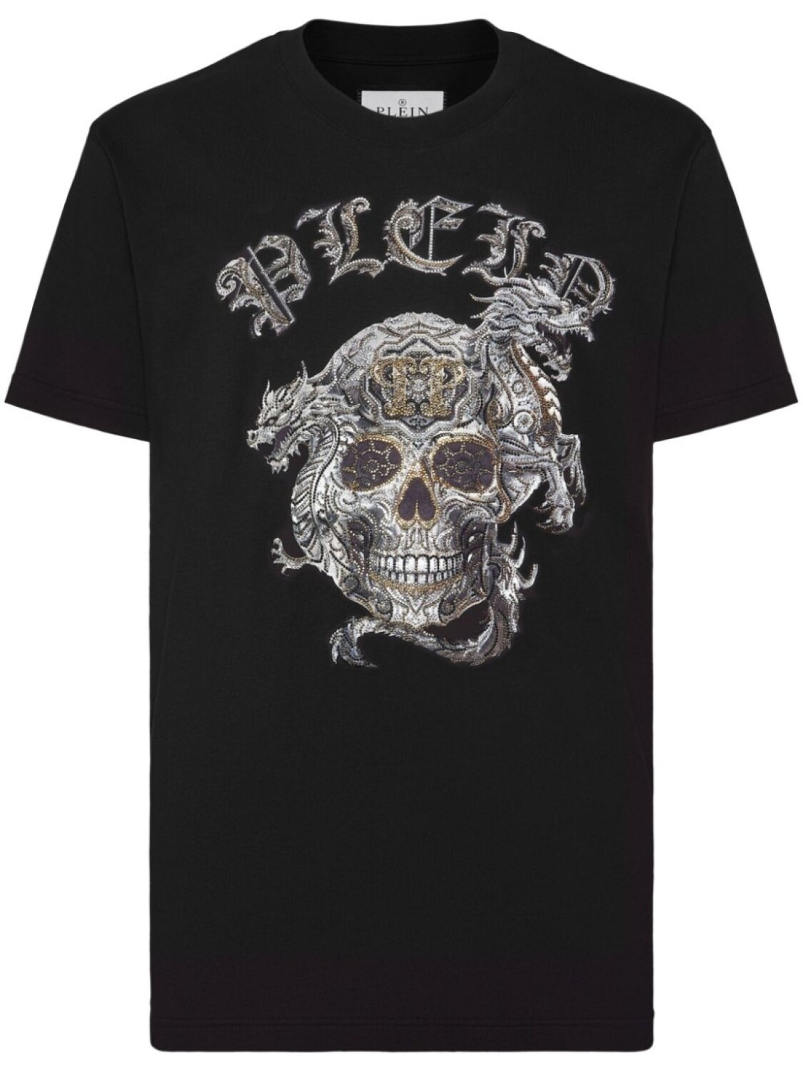 

Philipp Plein футболка с принтом черепа SS, черный