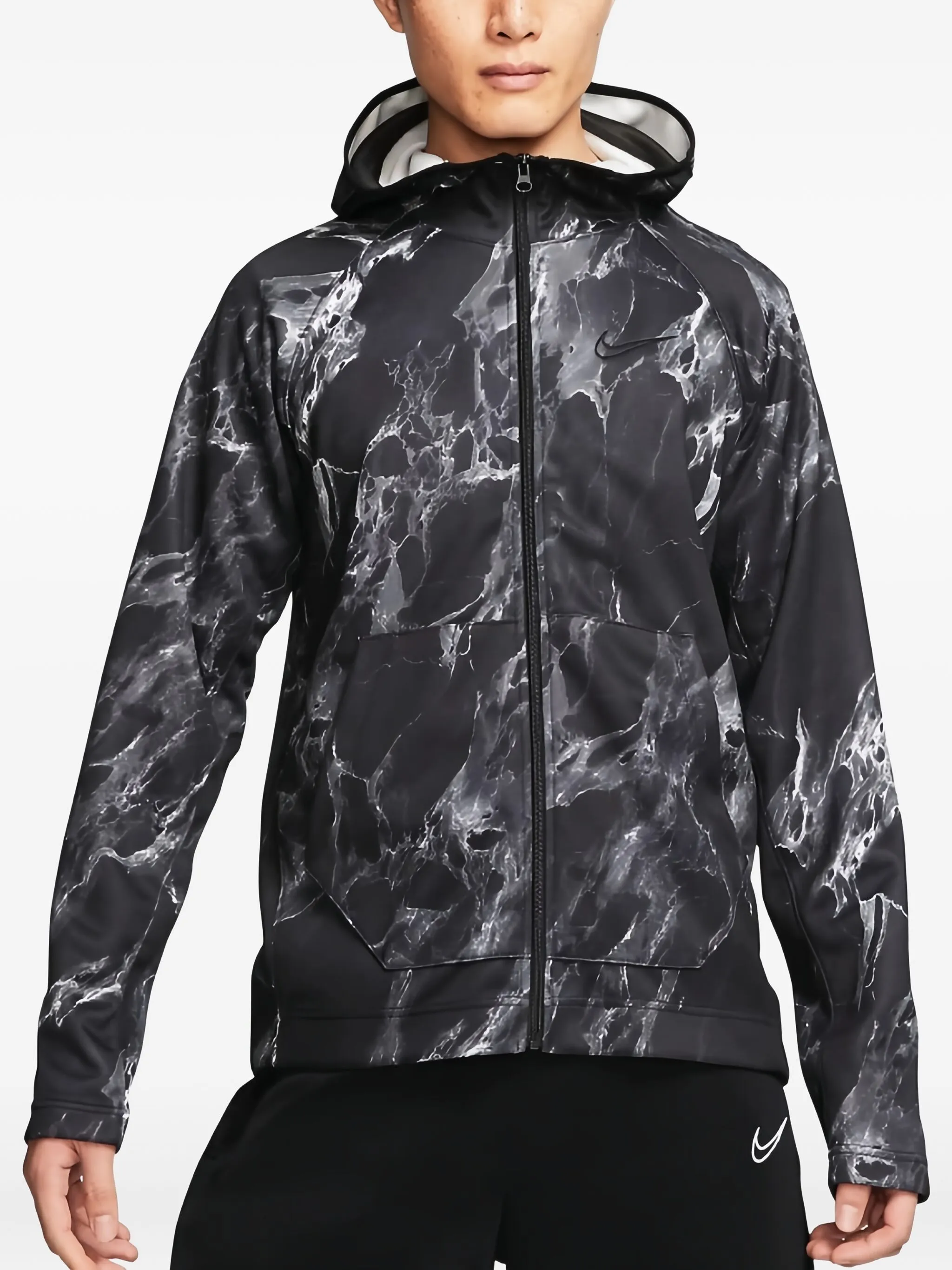 

Куртка Spotlight Marbled с капюшоном Nike, черный