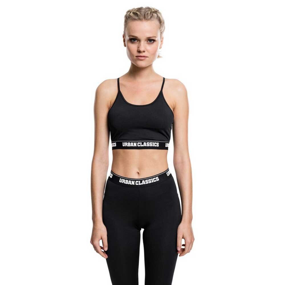 

Спортивный бюстгальтер Urban Classics, черный