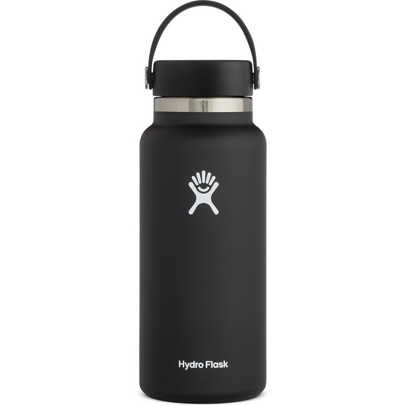 

Изолированная бутылка с гибкой крышкой Hydro Flask, черный