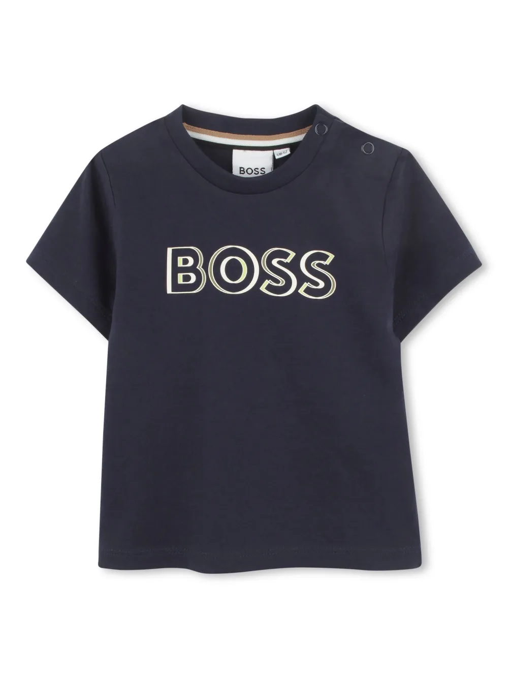 

Футболка с логотипом BOSS Kidswear, синий