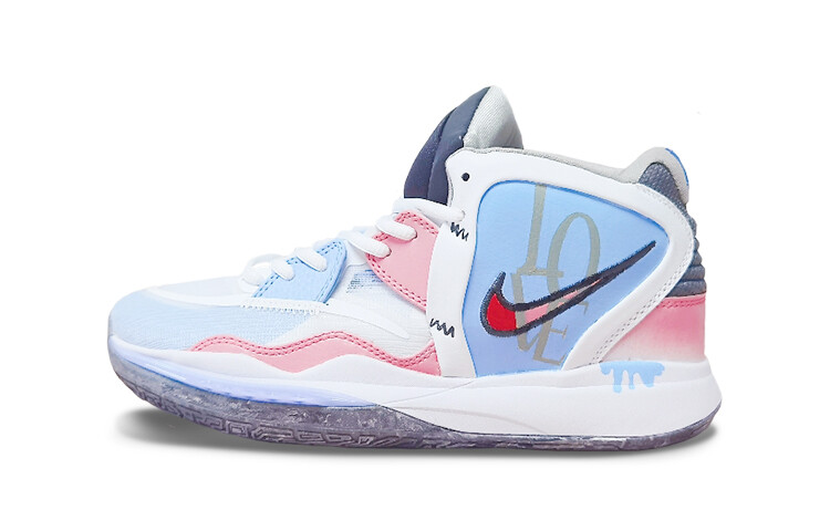 

Кроссовки Nike Kyrie 8 Infinity Vintage Basketball Shoes Women's Mid-top Blue/pink, голубой, Синий, Кроссовки Nike Kyrie 8 Infinity Vintage Basketball Shoes Women's Mid-top Blue/pink, голубой