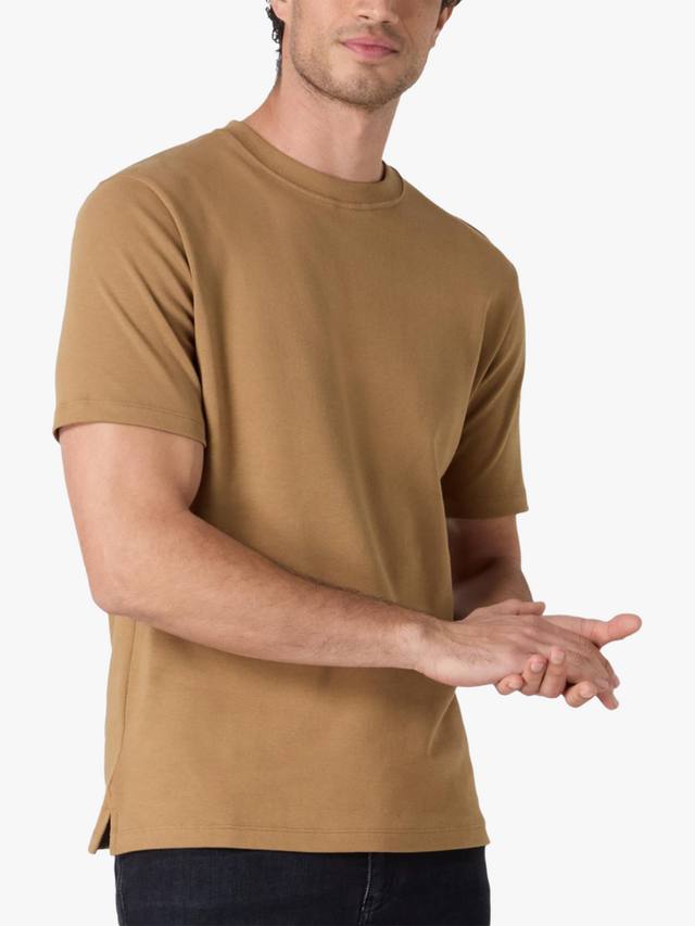 

Футболка Palmela из двойного хлопкового джерси Oliver Sweeney, Camel