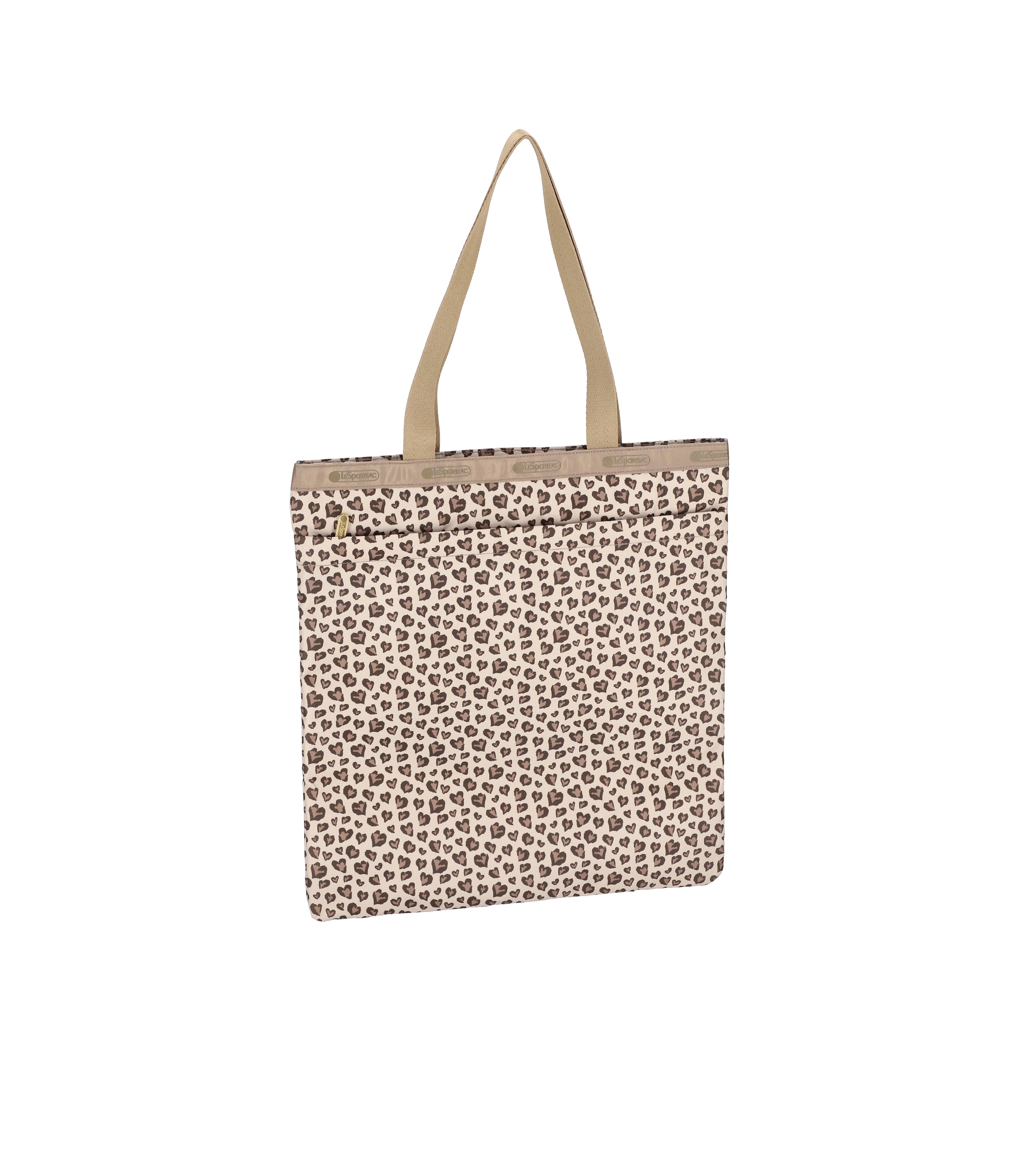

Большая изумрудная сумка-тоут LeSportsac, цвет latte heart leopard brown print, Зеленый, Большая изумрудная сумка-тоут LeSportsac, цвет latte heart leopard brown print