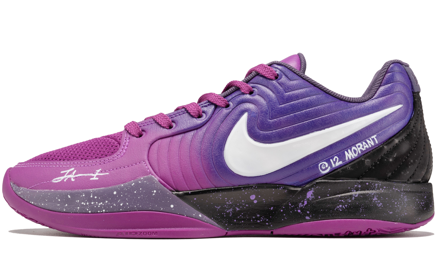 

Nike Износостойкие баскетбольные кроссовки мужские low-top Purple