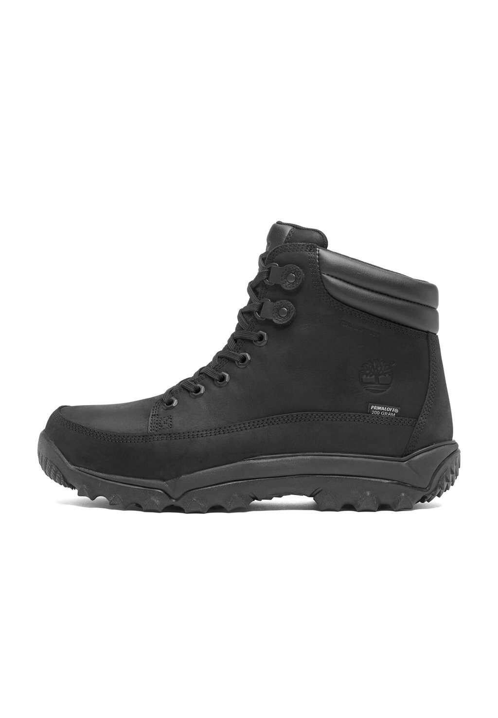 Мужские ботинки Timberland кожаные на шнуровке, черный — фото 4