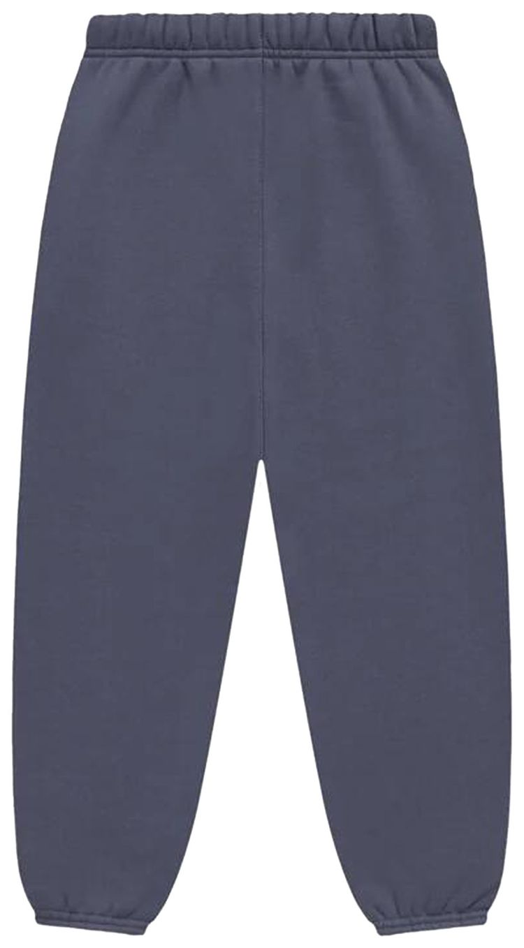 Детские флисовые спортивные штаны Fear of God Essentials, синий — фото 2