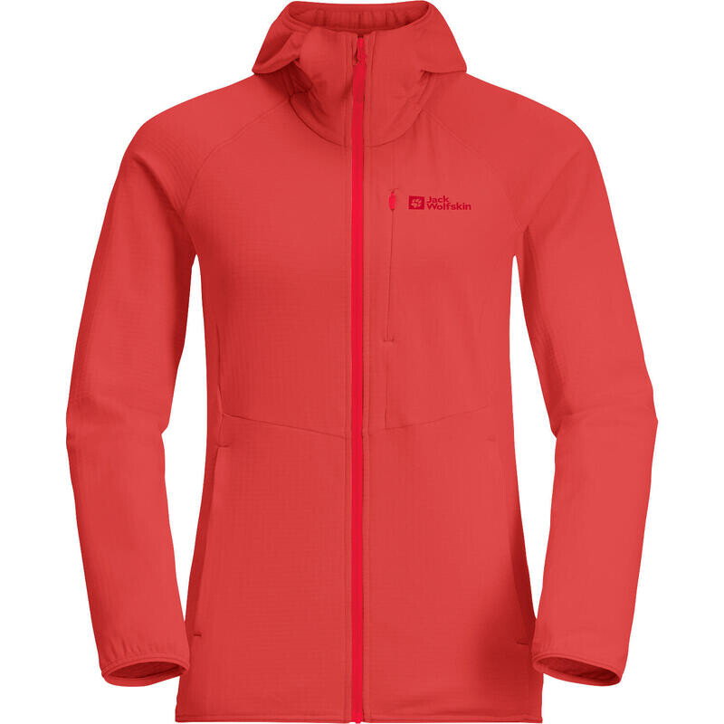 

Куртка флисовая Jack Wolfskin, красный