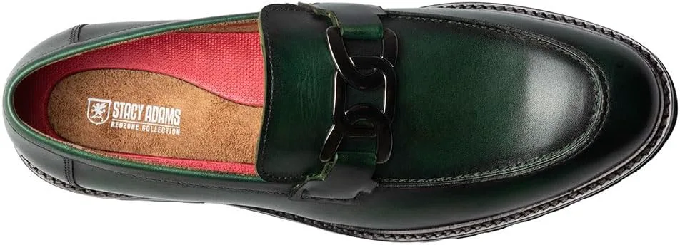 Лоферы Stacy Adams Mens Hale Moc Toe Slip on, зеленый — фото 4