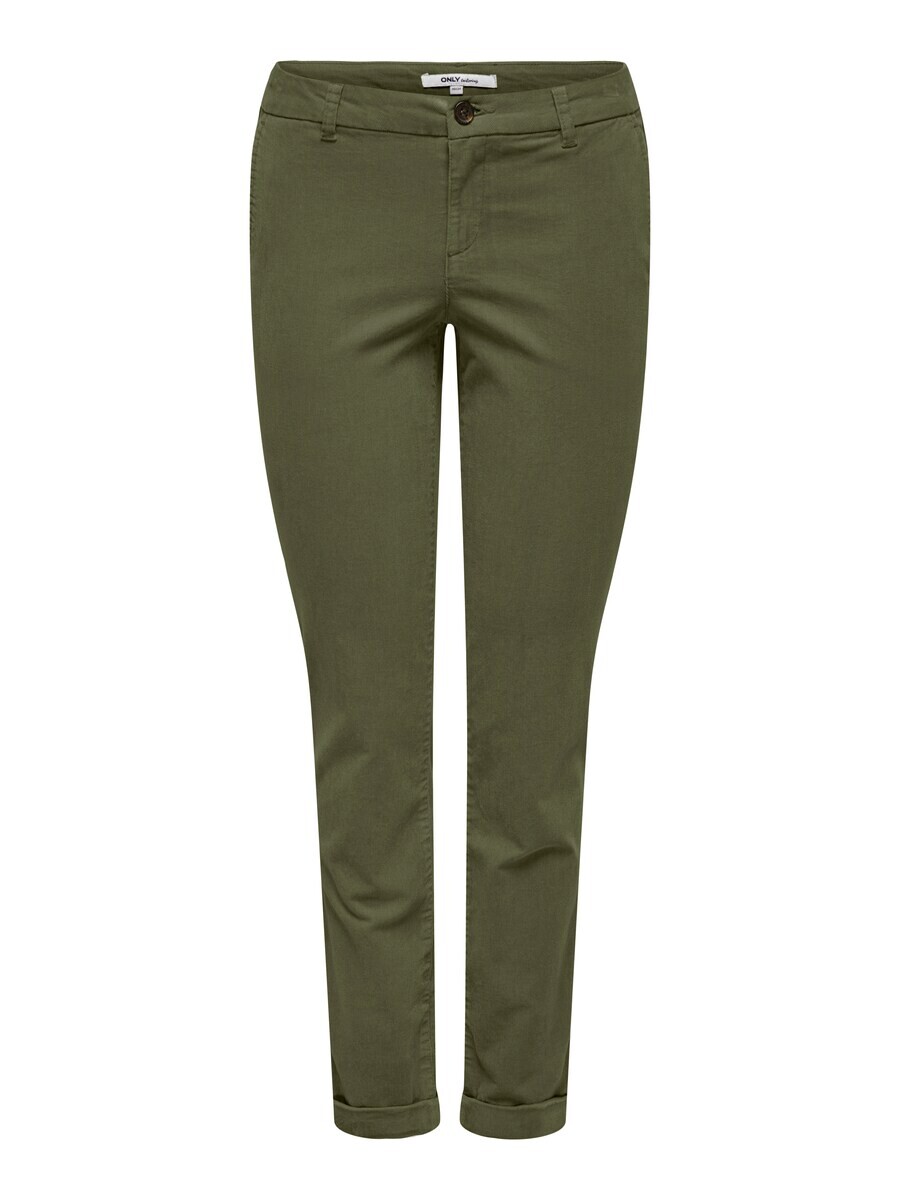 

Брюки чинос ONLY Regular Chino Pants ONLBiana Blair, оливковый