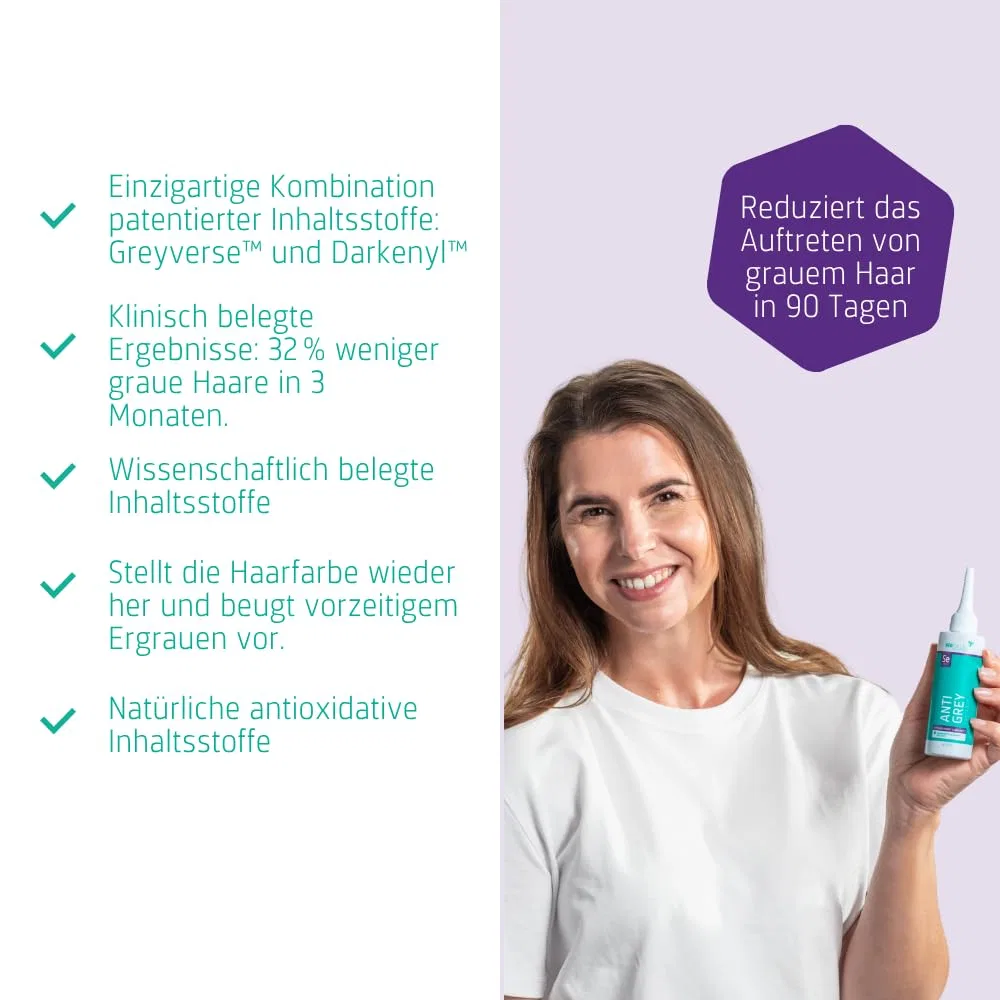 Несмываемая сыворотка для восстановления естественного цвета волос «Anti Grey Hair Serum» от Neofollics Neofollics — фото 2