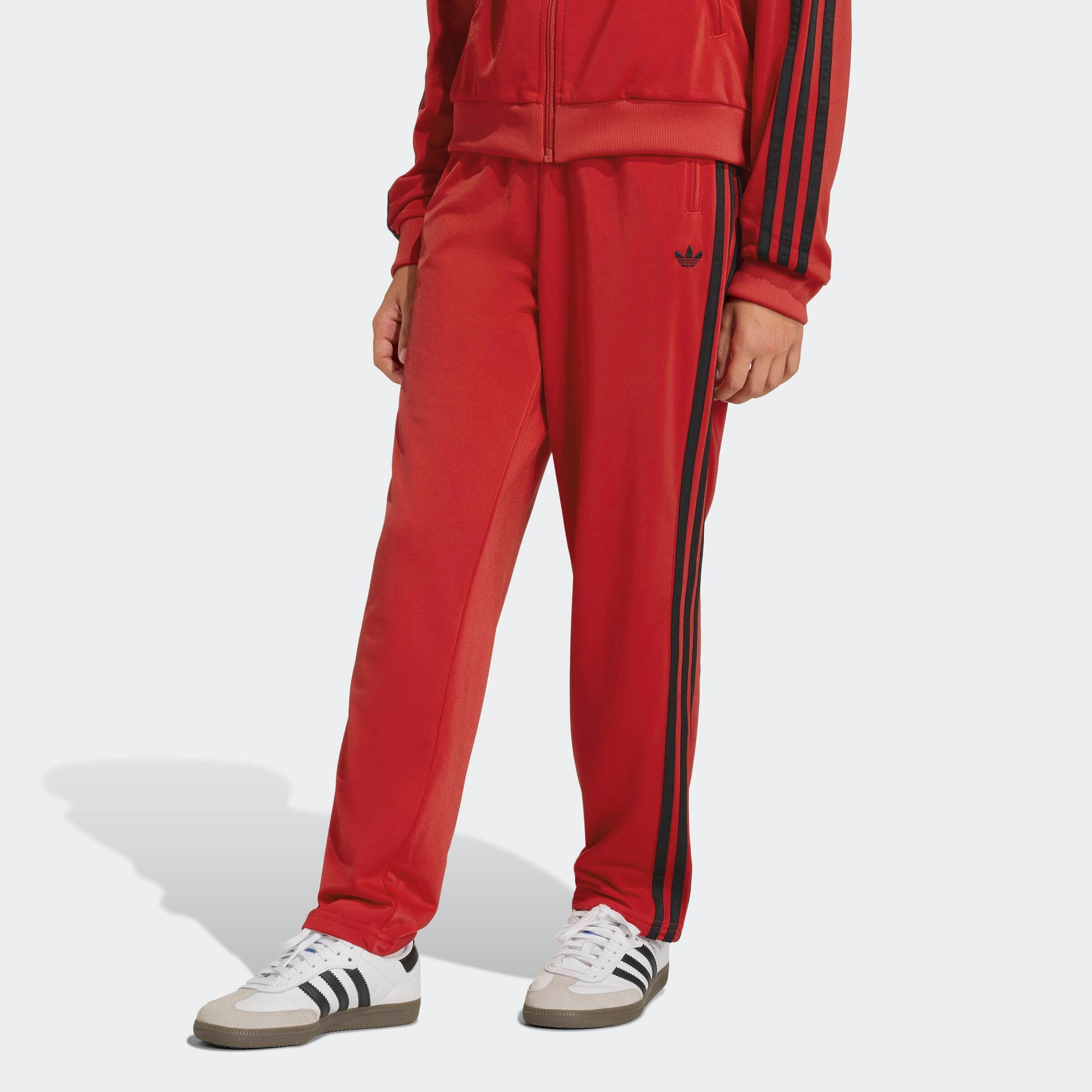 Adidas Originals Обычные штаны 'Firebird' в красном цвете — фото 3