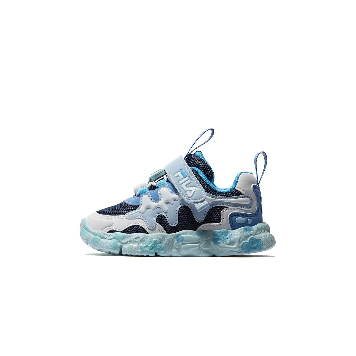 Heritage FHT детские кроссовки для малышей FILA KIDS, Baby Blue/Sea Blue