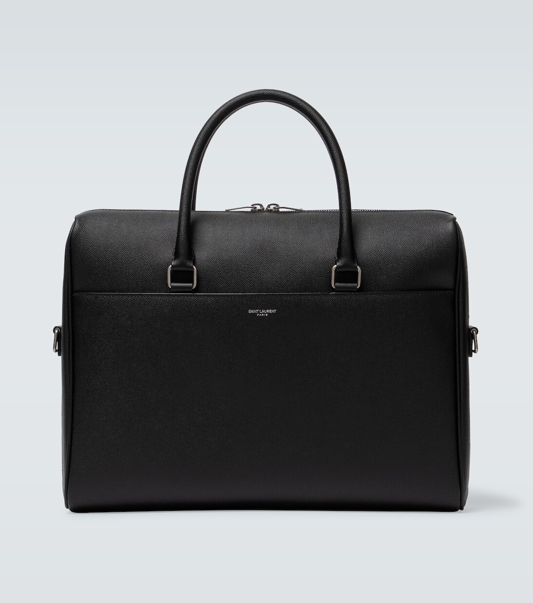 

Кожаный портфель duffle Saint Laurent, черный