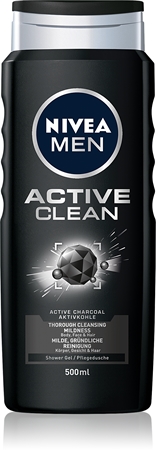 

Гель для душа для мужчин NIVEA MEN Active Clean, 500 ml
