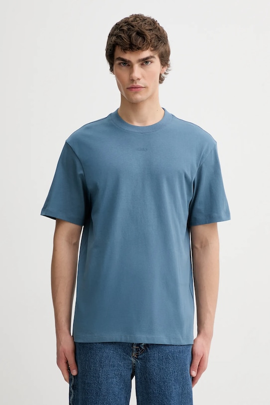 

Хлопковая футболка dapolino HUGO, синий