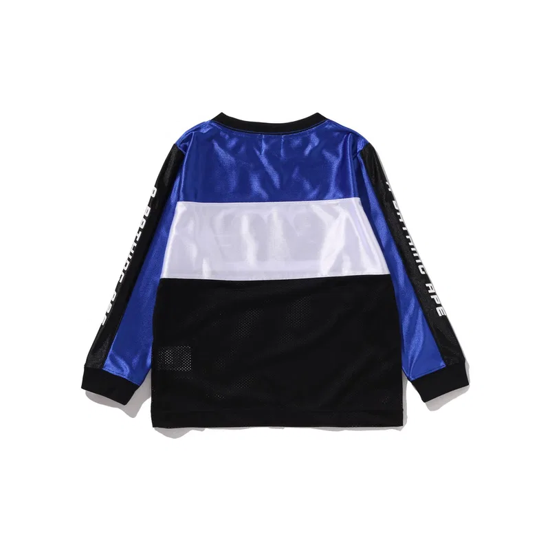 Футболка A BATHING APE для детей 3-7 лет синяя — фото 3