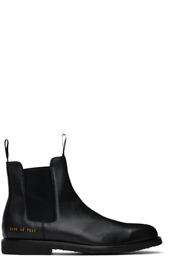 

Черные классические ботинки челси Common Projects