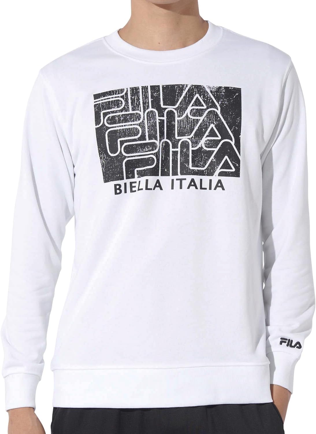 

Мужская толстовка FILA с логотипом спереди, белый