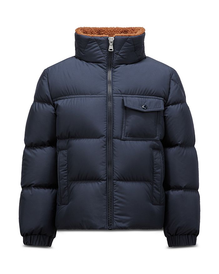 

Мальчиковая утеплённая куртка с капюшоном Cayden на молнии – для малышей Moncler, синий