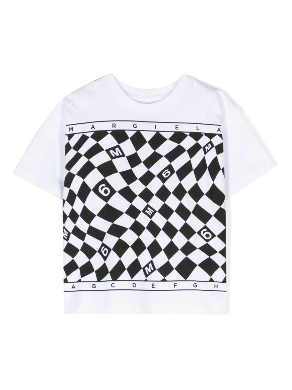

MM6 Maison Margiela Kids футболка с логотипом, белый