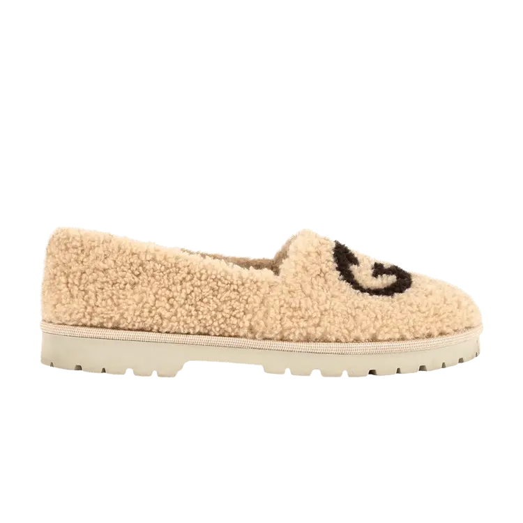 Эспадрильи Gucci Wmns Espadrilles 'Butterscotch Shearling', кремовый