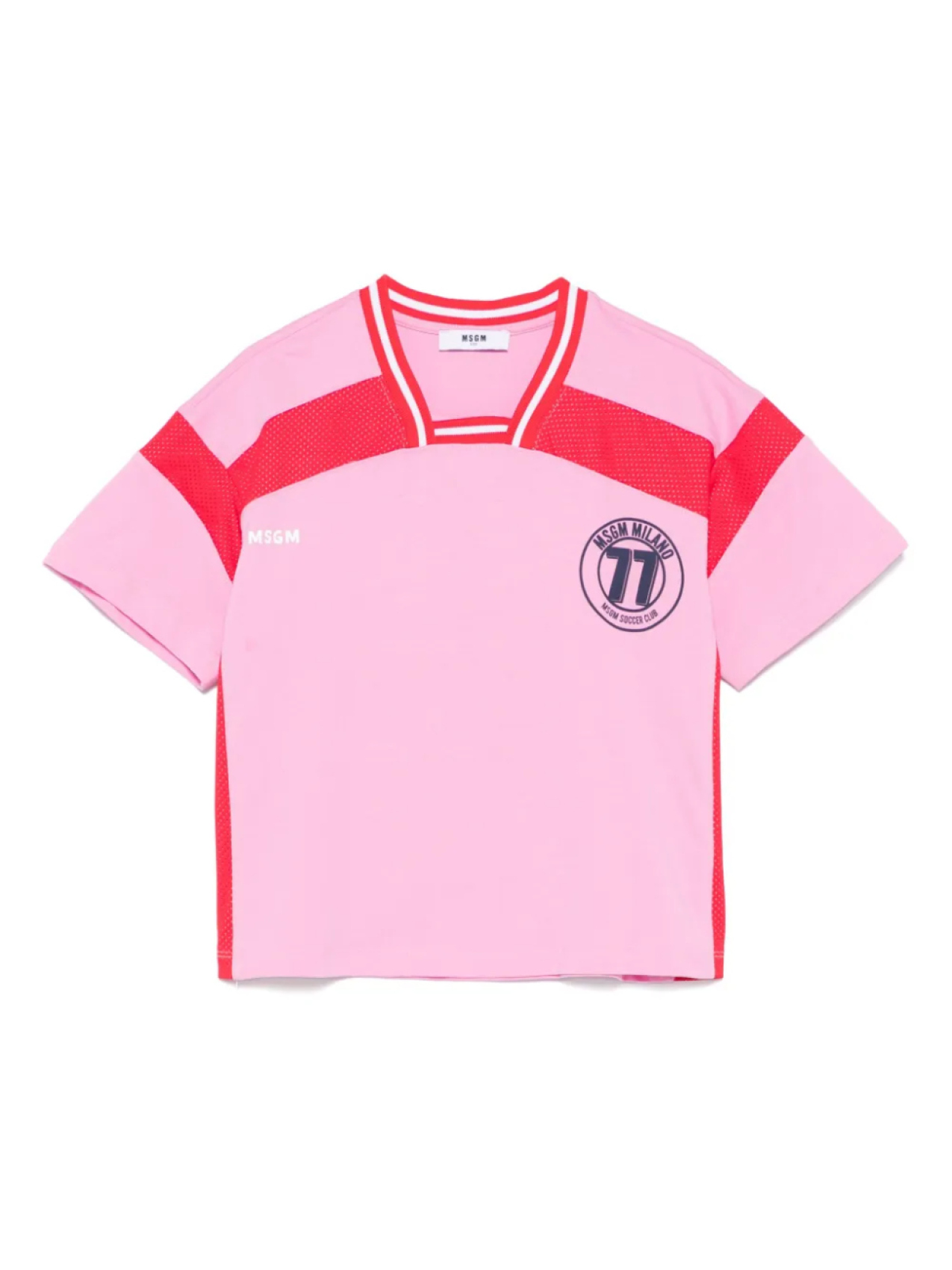 

MSGM Kids футболка из джерси, розовый