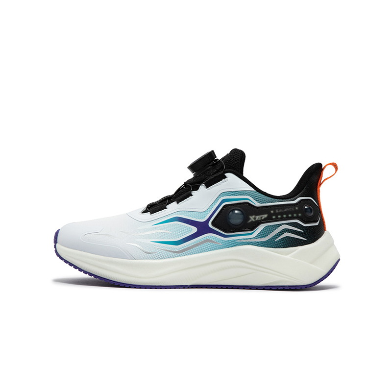 

XTEP Детские кроссовки для бега с амортизацией, отскоком, износостойкие, дышащие, с низким верхом, белого и синего цвета