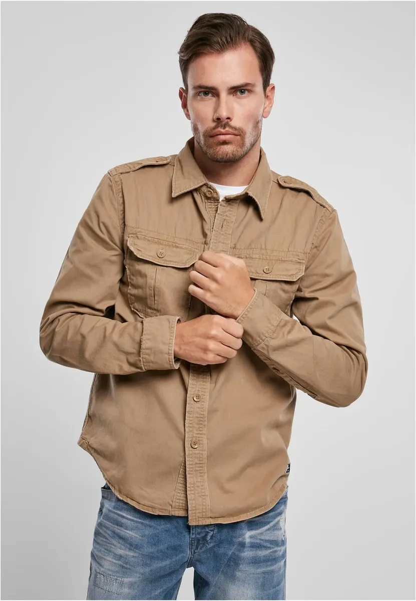 

Рубашка Brandit с длинными рукавами " Brandit Men's Vintage Shirt" (1 шт.), цвет Camel