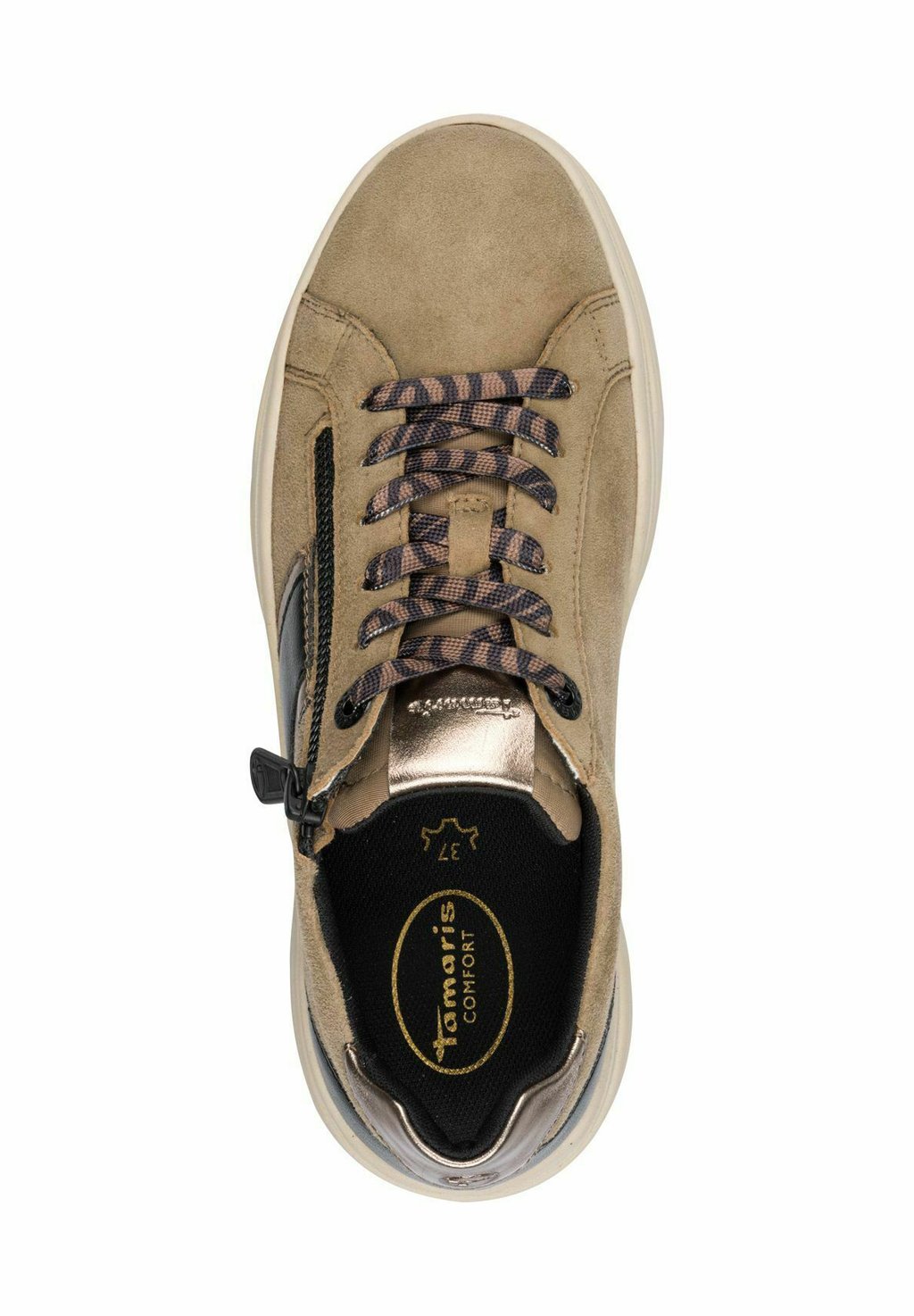 Кроссовки SNEAKER Tamaris, коричневый — фото 4