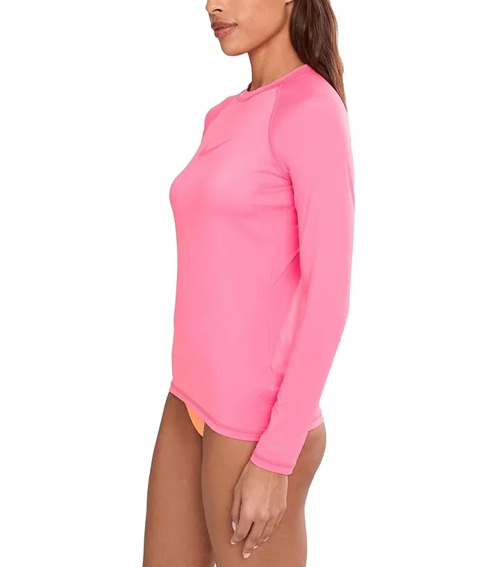 Футболка с длинным рукавом Dri-FIT UV Hydroguard Nike, Pink Glow — фото 3