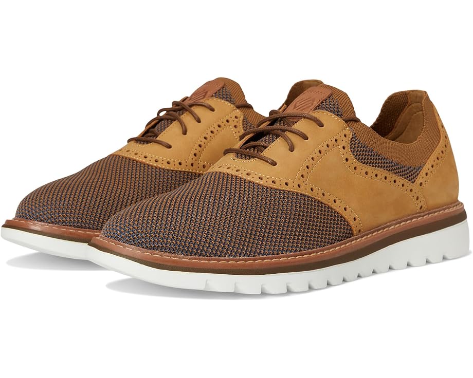 

Кроссовки Johnston & Murphy Braydon Saddle, цвет Tan Multi Knit/Tan Full Grain