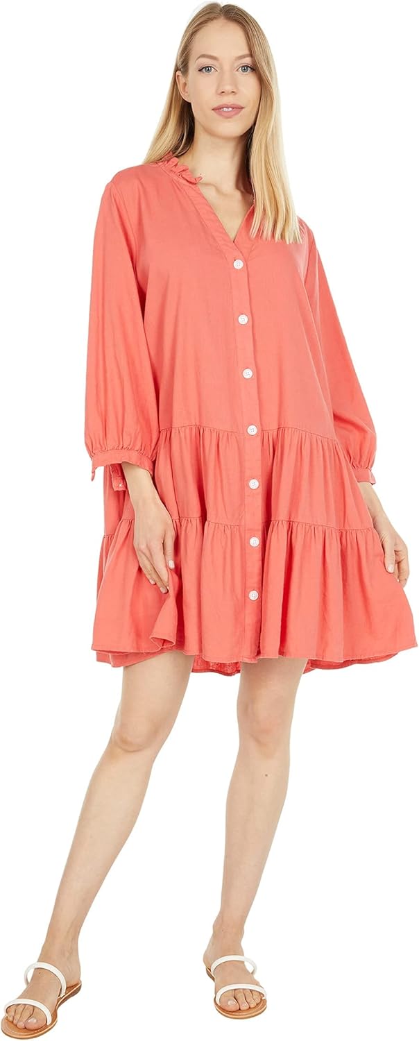 

Женское платье-рубашка с длинными рукавами и пуговицами спереди от Tommy Hilfiger, Coralie