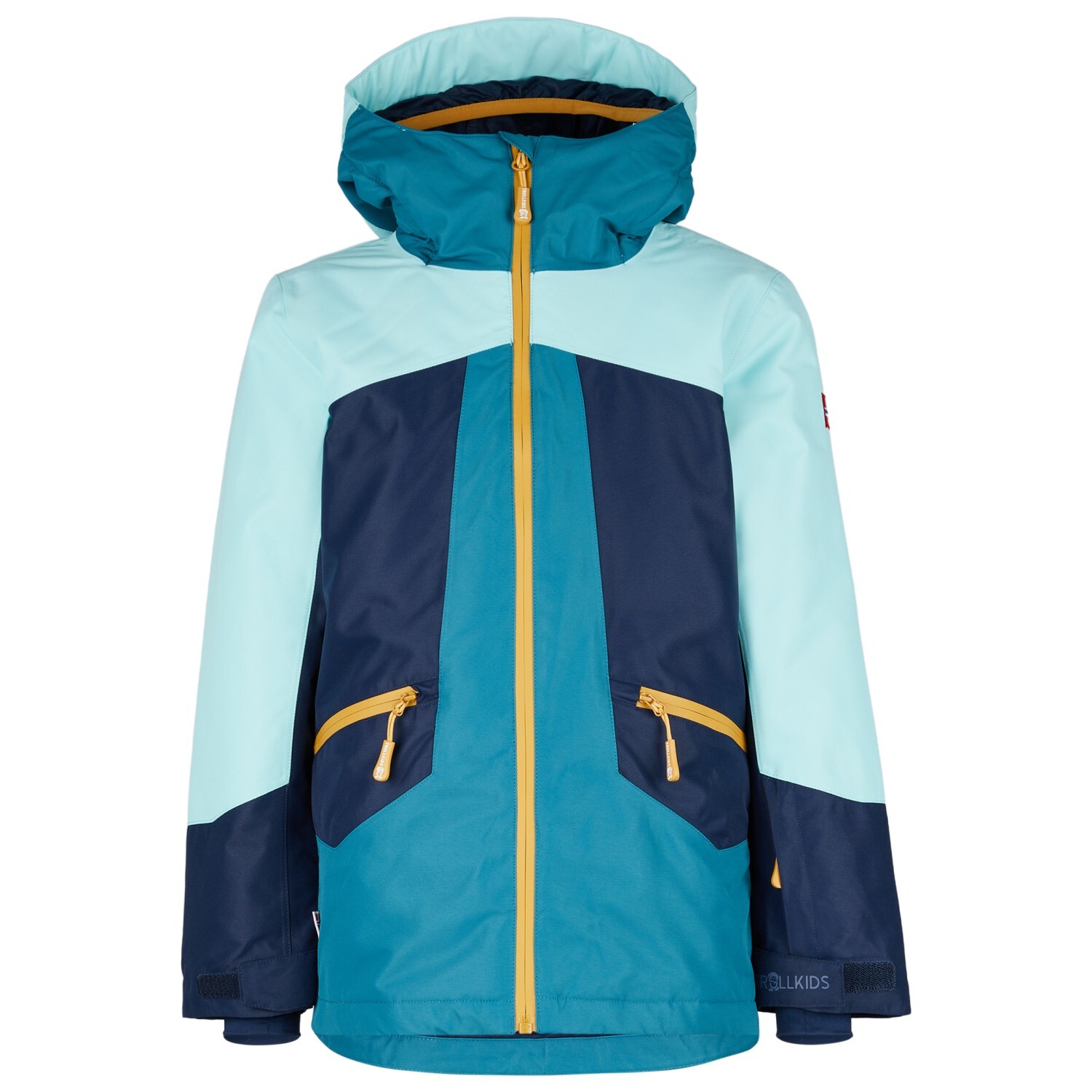 

Зимняя куртка Trollkids Girl's Rauland, цвет Aqua/Teal/Navy/Honey