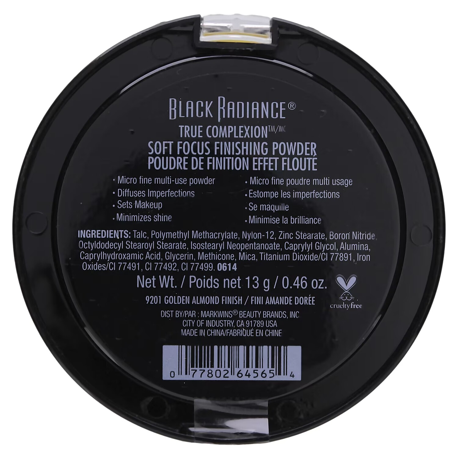 Фиксирующая пудра для лица Black Radiance True Complexion Soft Focus 9201 Golden Almond Finish — фото 2