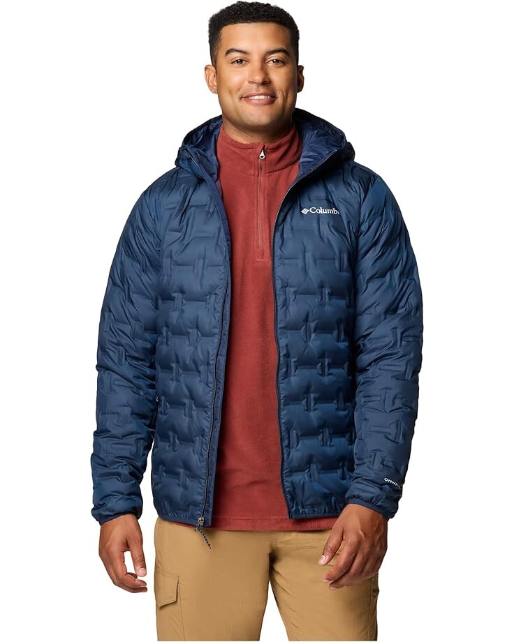 

Куртка Columbia Delta Ridge II Down Hooded Jacket, темно-синий