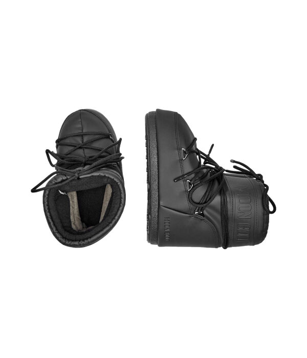 Ботинки зимние женские Moon Boot Icon Low резиновые, черный — фото 3