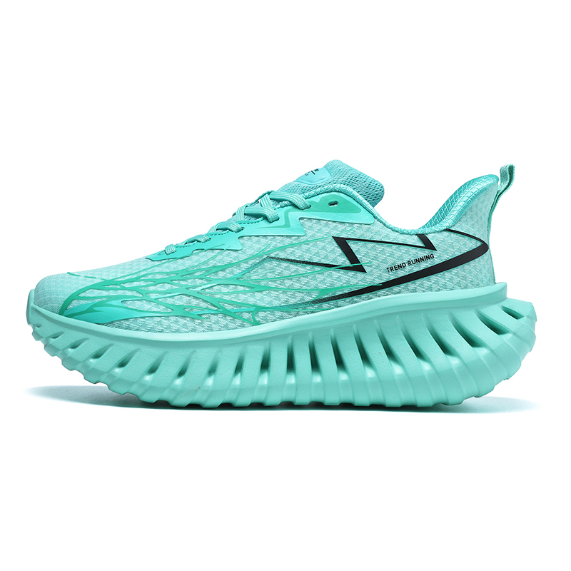 

Высокие устойчивые к истиранию дышащие низкие повседневные кроссовки для бега unisex N·HOT, зеленый