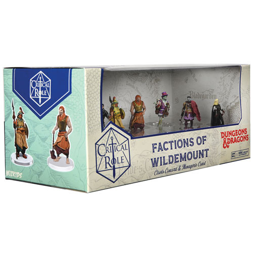 

Ролевая игра WizKids/NECA Critical Role Painted Figures: Factions of Wildemount - Clovis Concord & Menagerie Coast