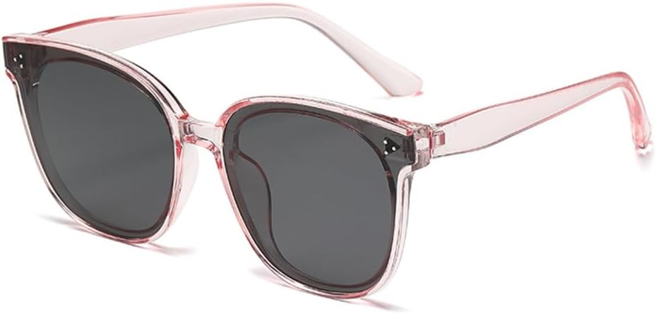 

Солнцезащитные очки LVTFCO в винтажном стиле для женщин, с большими овальными линзами, для мужчин, в стиле ретро, ​​черные, солнцезащитные очки-маска UV400 UV400, Clear Pink